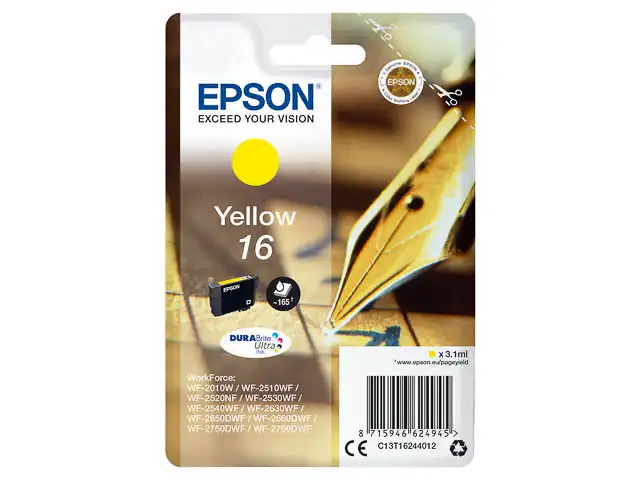EPSON Cartouche d'encre jaune T16244012 | C 13 T 16244012 19846 chez Alfa print