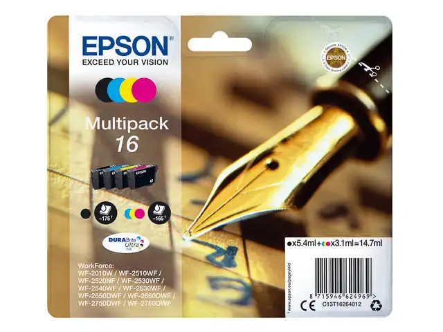 Epson  T16264012 C13T16264012 Multi pack Cartouche d encre Originale