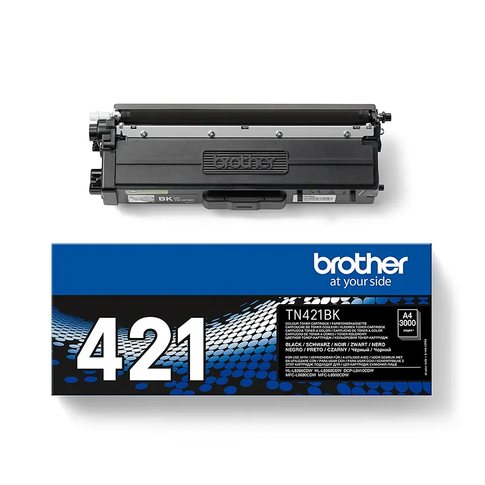 BROTHER Toner noir TN-421BK | TN-421 BK 21605 chez Alfa print