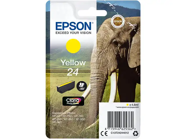 EPSON Cartouche d'encre jaune T24244012 | C 13 T 24244012 23781 chez Alfa print