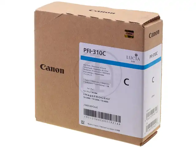 Canon PFI-310C Cyan 2360C001