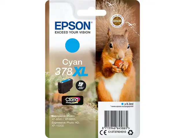 Epson 378XL Cyan C13T37924010