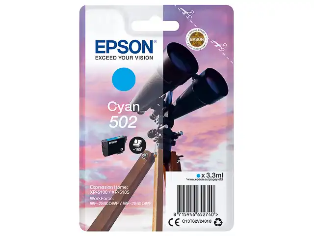 Epson 502 Cyan C13T02V24010