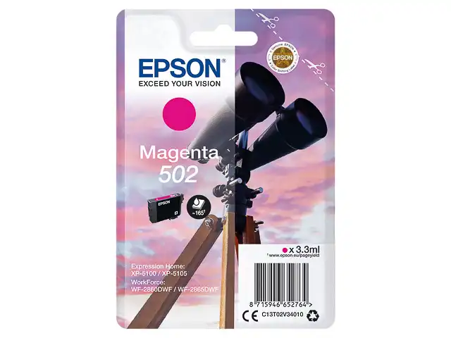 Epson 502 Magenta C13T02V34010