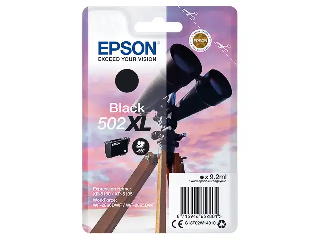 Epson 502XL Noir C13T02W14010