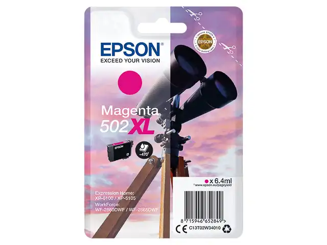 Epson 502XL Magenta C13T02W34010