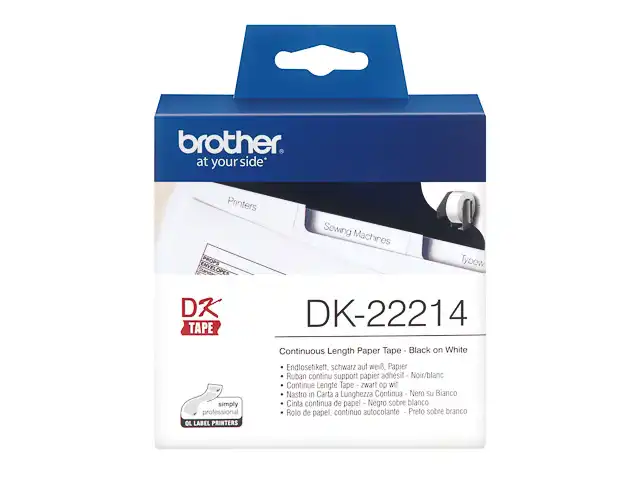 BROTHER P-Touch Étiquettes DK-22214 | DK-22214 2942 chez Alfa print