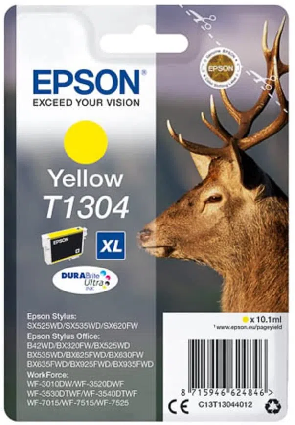 EPSON Cartouche d'encre jaune T13044012 | C 13 T 13044012 32382 chez Alfa print