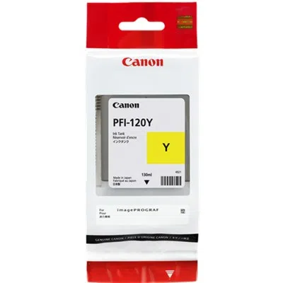 Canon Cartouche d'encre jaune PFI-120 Y | 2888 C 001 32946 chez Alfa print