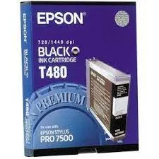 EPSON Cartouche d'encre noire T480 | C 13 T 480011 5379 chez Alfa print