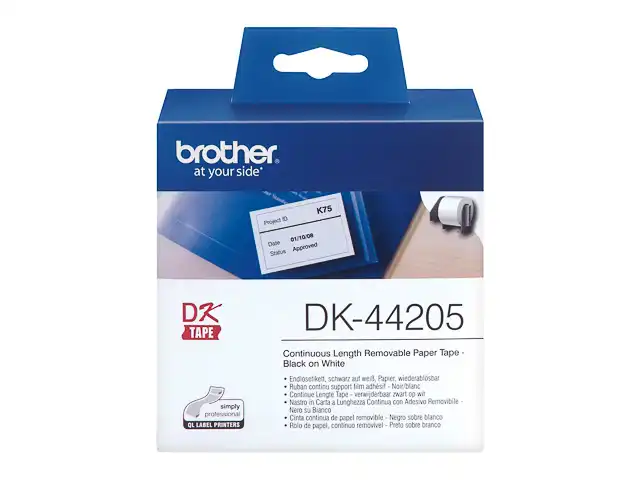 BROTHER P-Touch Étiquettes DK-44205 | DK-44205 6728 chez Alfa print