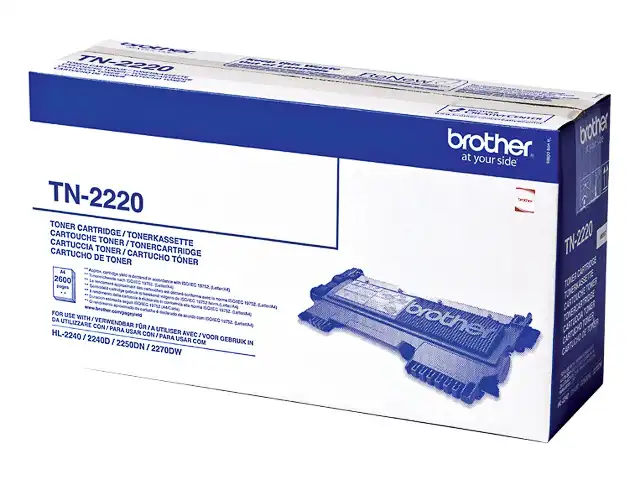 Brother TN-2220 Noir  Toner Original 