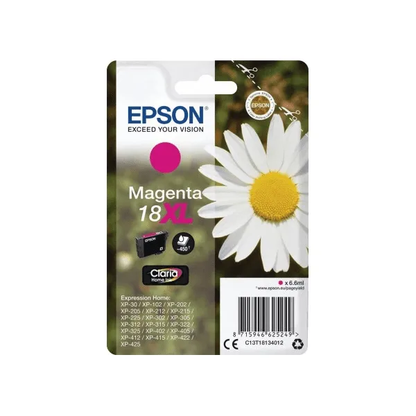 Epson 18XL Magenta Cartouche d'encre Originale